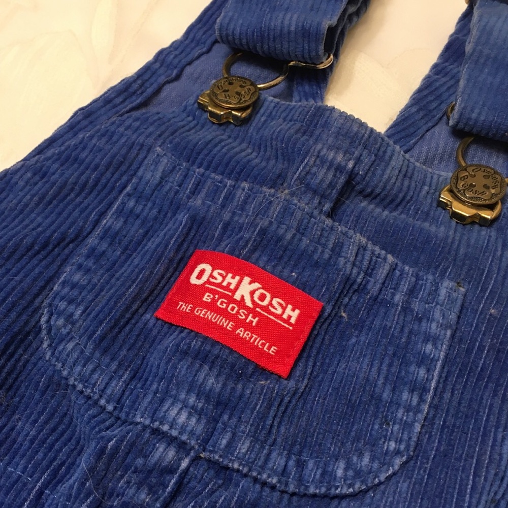 Vintage 80’s OshKosh B’Gosh Corduroy Overalls - Picture 1 of 7
